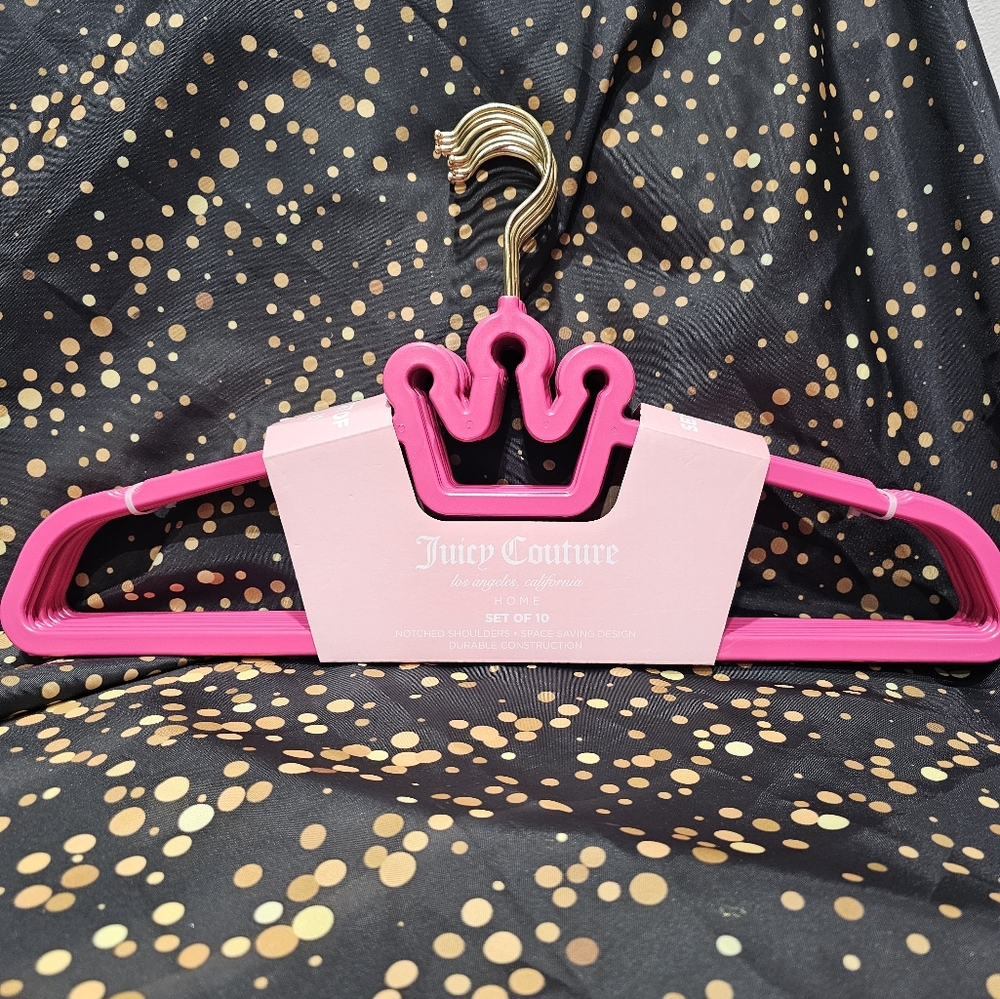 Bundle and safe Juicy Couture set of 10 hangers